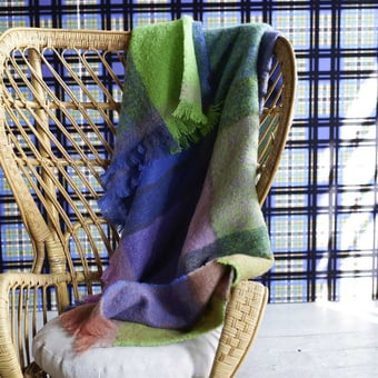 Überwurf Varanasi Fuchsia Designers Guild