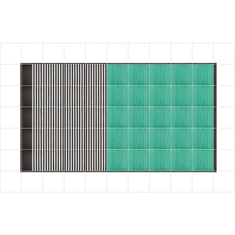 Carpet Ceramic Tiles Bicolore 2 Giallo Francesco De Maio