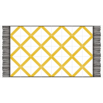 Ceramic Tile Carpet Cross 2 Giallo Francesco De Maio