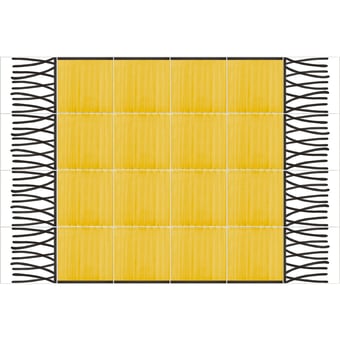Tapis Carreaux Ceramique Carpet Bordure 1 Giallo Francesco De Maio