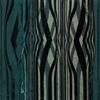 Aplomb Wallpaper Pétrole Wall&decò