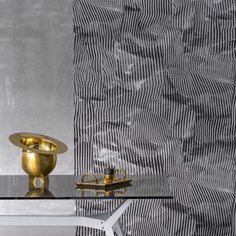 Wrinkled Lines Panel Ébène Wall&decò