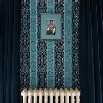 Mamounia Panel Moss-Green House of Hackney
