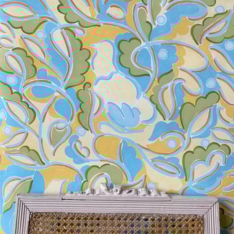 Carta da parati Fresh Morning Green Claire de Quénetain