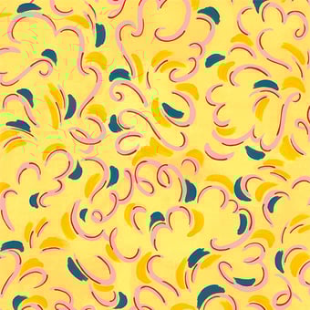 Carta da parati Victoire Yellow Claire de Quénetain