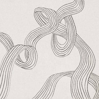 Papel pintado mural panorámico Stripes Graphite Graphite Rebel Walls