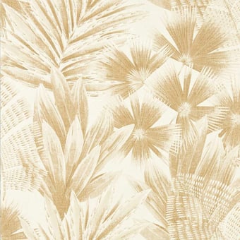Matupi Wallpaper Parchment/Gold Harlequin