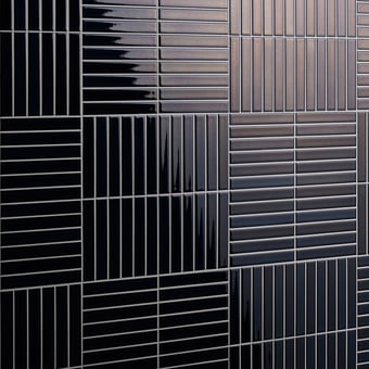 Mosaico Biyusai Border Black Raven