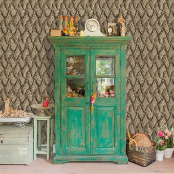 Croisillons Wallpaper Chocolat Curious Collections