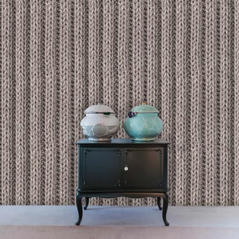 Épis de blé Wallpaper Marron Curious Collections