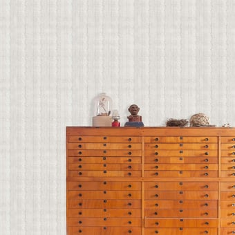 Torsadé Wallpaper Beige Curious Collections
