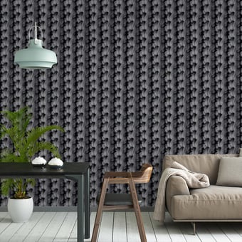 Nœuds Wallpaper Noir Curious Collections