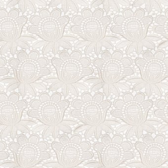 Tapete Dentelle florale Beige Curious Collections