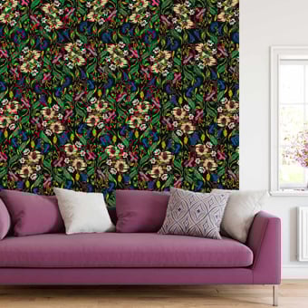 Carta da parati murale Flower Faith 230x294 cm - 3 lés Maison Images d'Epinal
