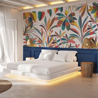 Rainbow Leaves Panel Multicolore Les Dominotiers