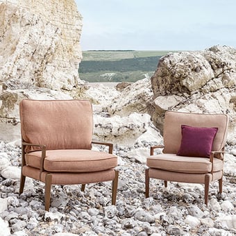 Fleck Eco Fabric Khaki Kirkby