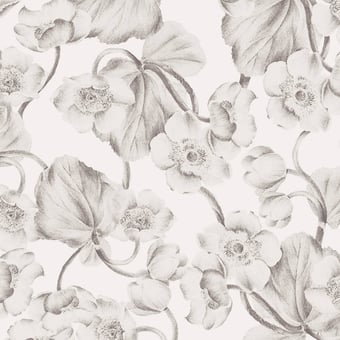 Papier peint Anemone Snow Masureel