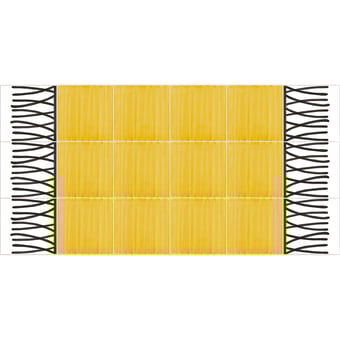 Alfombras baldosas Ceramique Carpet Simple 1 Giallo Francesco De Maio