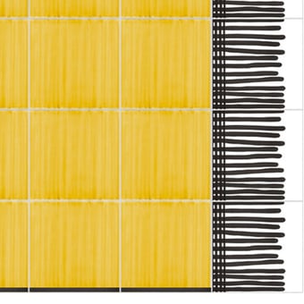 Ceramic Tiles Carpet Bordure 2 Giallo Francesco De Maio