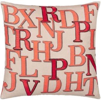 Cuscino Alphabet Parchment Parchment John Derian