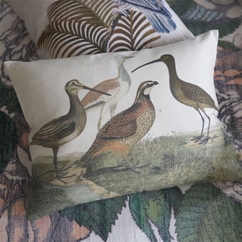 Cuscino Birds of a Feather Parchment Parchment John Derian