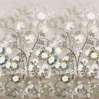 Papel pintado mural panorámico Fleur Orientale Céladon Designers Guild