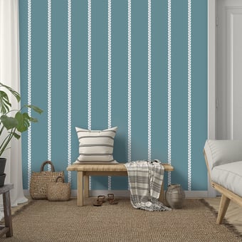 Papel pintado Petal Stripe Canard Farrow and Ball