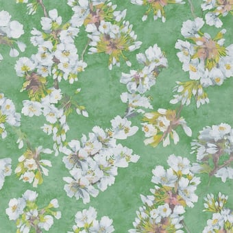 Papel pintado Fleur D'assam Pearl Designers Guild