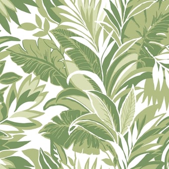 Tapete Palm Silhouette Green York Wallcoverings