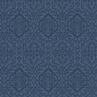 Cathedral Damask Wallpaper White York Wallcoverings