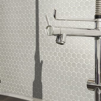 Mosaico Hexagon White Matt Boxer