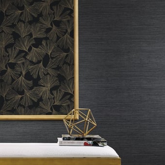 Ginkgo Toss Wallpaper Ténèbre York Wallcoverings