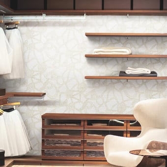 Papel pintado adhésif Amhara White York Wallcoverings