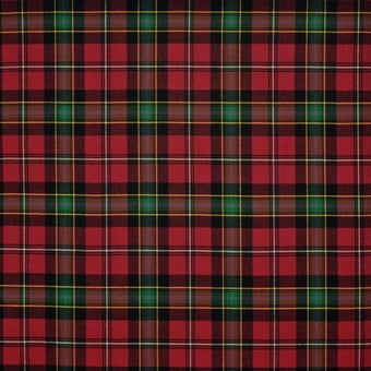 Stoff Dunmore Plaid Currant Ralph Lauren