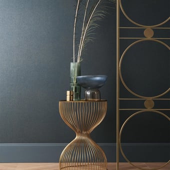 Papel pintado Octa Bleu doré Casamance