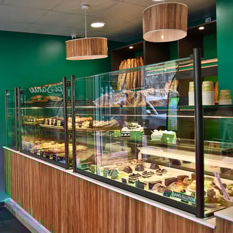 Skin Adhesive Wall Covering Aruba Green Blade by FIBandCO