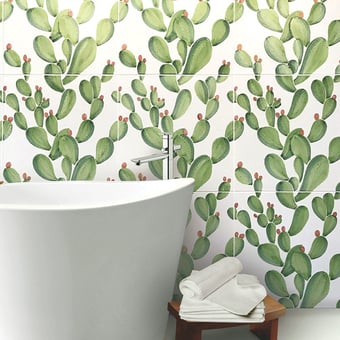 Piastrella Cactus Bianco Francesco De Maio
