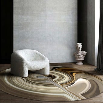 Marl Rond Rug Marl MOOOI