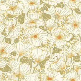 Matilda Wallpaper Green Midbec