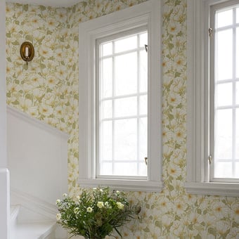 Matilda Wallpaper Green Midbec