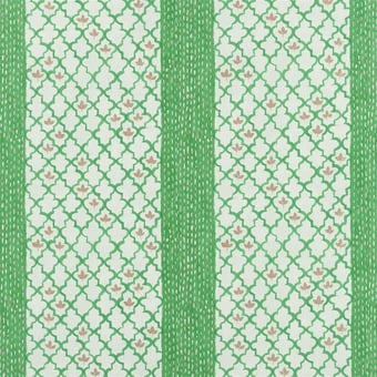 Pergola Trellis Fabric Cobalt Designers Guild