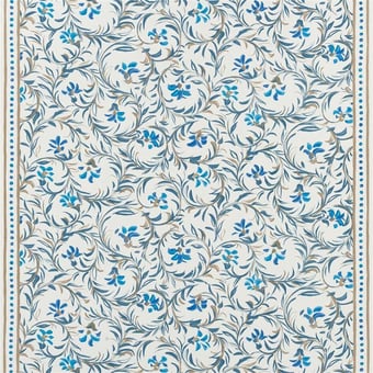 Fleur Indienne Fabric Indigo Designers Guild