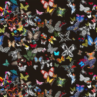 Terciopelo Butterfly Parade Oscuro Christian Lacroix