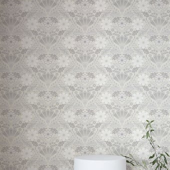 Klockrike Wallpaper White Midbec