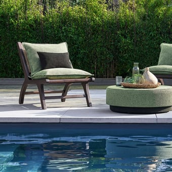 Tessuto Pavlos Outdoor Nacre Casamance