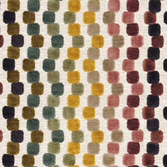 Terciopelo Orphisme BordeauxTangerine Casamance
