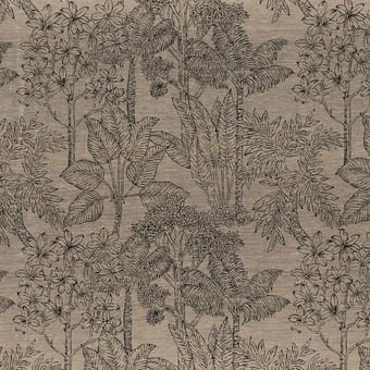 Tissu Ramage Nacre Casamance