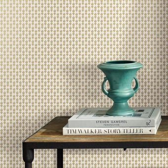 Papel pintado Petals White & Gold Rifle Paper Co.