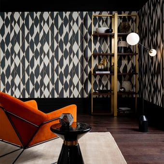 Oblique Wallpaper Grey Cole and Son