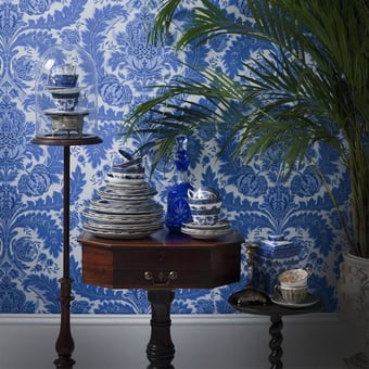 Coleridge Wallpaper Blanc cassé Cole and Son